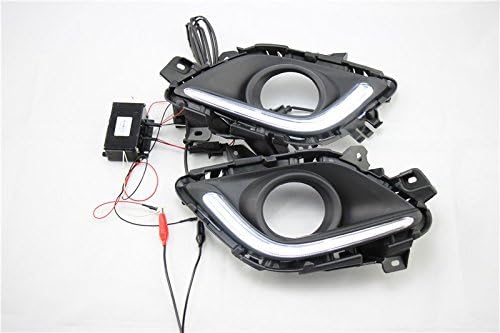 AutoTech daytime running lights ,Soul moving light guide LED DRL, fog lamp refit kit for 2014 Mazda 6 ATENZA