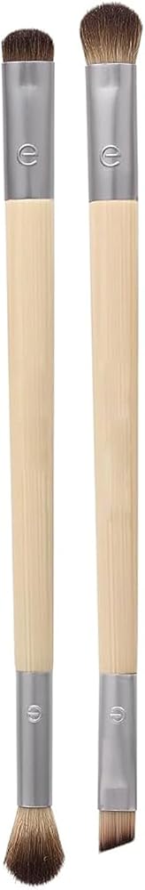 Enhancing Eye Brush Set, Makeup Brushes For Liquid, Cream & Powder Eyeshadow & Eye Liner Application, Dual-Sided & Eco-Friend