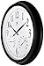 24 inch Black Wall Clock The Definitive by Infinity Instruments