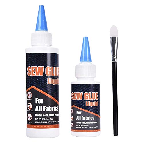 Biaoyun Sew Glue Liquid Secure Stitch Liquid Sewing Solution Kit for