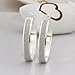 SUNGULF Sterling Silver Glitter-Patterned Hoop Earring Jewelry for Women