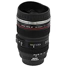 Thermo Lenscup with Stainless Steel Insulated Tumbler (Modeling 1:1 Canon EF 24-105mm f/4L IS USM Lens), 11oz