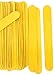 CraftySticks- 100 Pack, 6 Inch Yellow Color, Jumbo Wood Popsicle Sticks for Crafts, Home, School Art, Building, Learning, Wood Tongue Depressor Size
