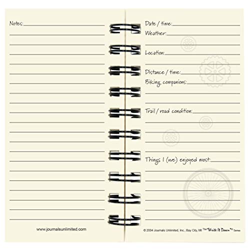 Cycling Training Log Journal | Set of 2, for Triathlon Training, Gravel Biking, Bicycle Racing | Small Pocket Size Diaries for Cycle Workout (120 Pages Each)