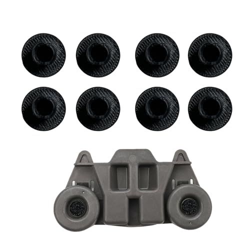 Sevomie 8PCS Dishwasher Rack Wheels Dishwasher Wheel Retention Pin Compatible with Maytag Whirlpool Kenmore Kitchenaid