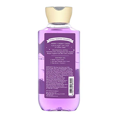 Bath and Body Works MERRY CHERRY CHEER Shower Gel 10 Fluid Ounce (2018 Edition) - //coolthings.us
