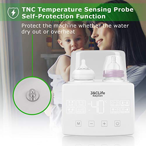 image for Baby Bottle Warmer by J&C Life, Bottle Sterilizer, Baby Food Heater & 