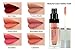 6 Matte Finish Pigment Lip Gloss set - Professional Grade Natural Color (Liquid Lipstick)