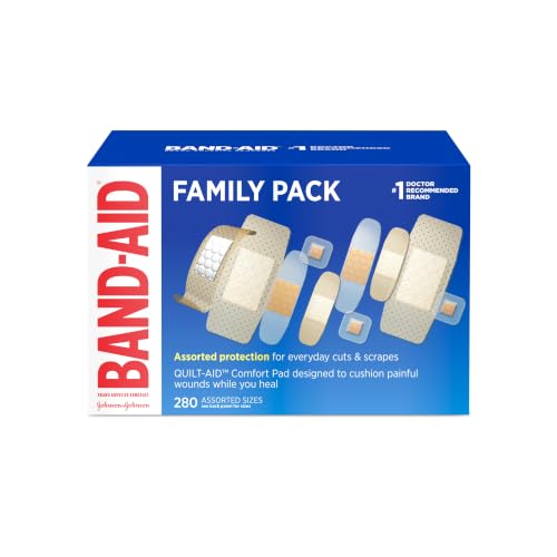 BAND AID Brand Adhesive Bandages Family Pack