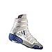 adidas Adizero Varner Men's Wrestling Shoes, Grey/Royal/White Size 9