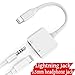 Headphone Adaptor for iPhone Adapter 3.5mm Jack Dongle Earphone Connector Convertor Aux Audio Headset Accessories Cable Audio Splitter Compatible for iPhone X XS Max 8/8Plus Support iOS 11 or Later