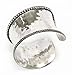 Rustic Style Cuff Bracelet Silver Tone