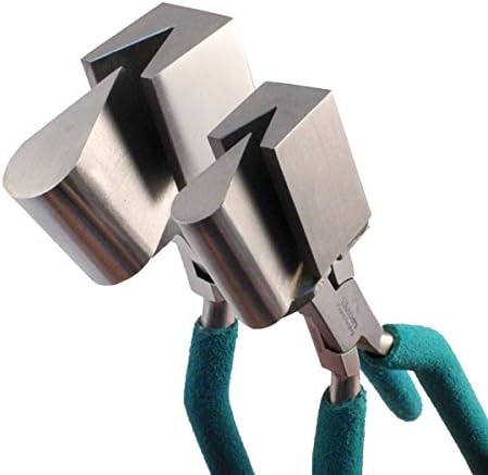 Wubbers Teardrop Mandrel Pliers, Set containing Medium and Large Size Pliers, with Plier Care Article by Jewelry Artist Charlene Anderson