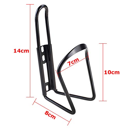 Bike Water Bottle Cage,4 Pack Water Bottle Cage Holder Carrier,for Road, Mountain, Hybrid, Touring & Electric Bicycles.