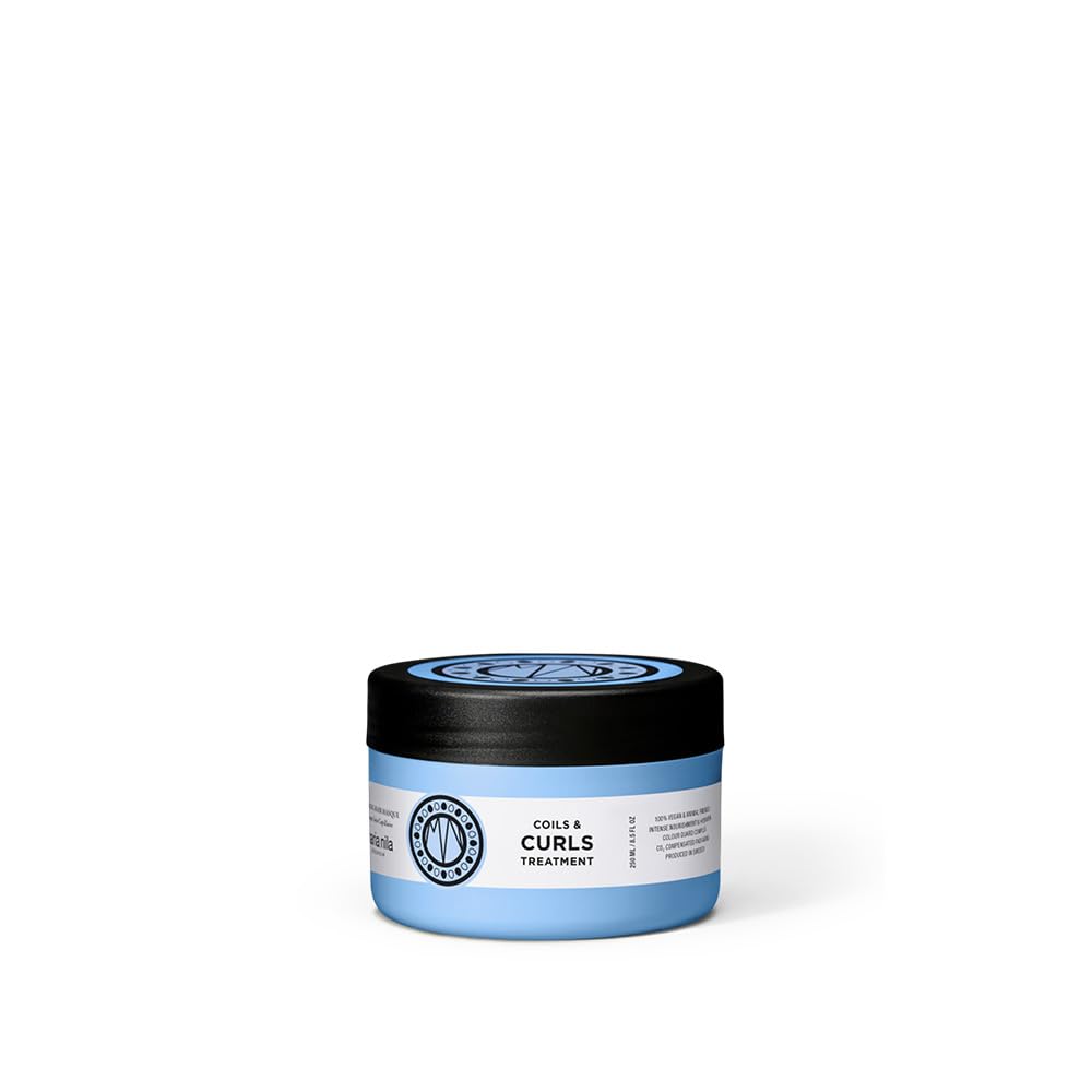 Maria Nila Coils & Curls Finishing Hair Mask, 250 ml, For Curly & Wavy Hair, Jojoba oil to Stay Hydrated while Washing, Shea butter for Curl Enhancement, 100% Vegan