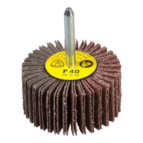 KLINGSPOR KM 613 250985 – Ruota lamellare, 40 x 15 x 6 mm, 10 pz, grana 150, 12911