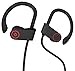 Wireless Headphones, Sport Earphones HD Stereo Bass Sweatproof Headsets with Mic for Running Gym Workout - Black