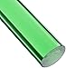 Acrylic Round Rod, Translucent Green, 1/2