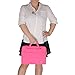 Qishare 13.3 14 inch Laptop Case Laptop Shoulder Bag, Multi-Functional Notebook Sleeve Carrying Case with Strap for Samsung Acer Asus Lenovo Yoga MacBook pro 13 Ultrabook Chromebook(Pink)