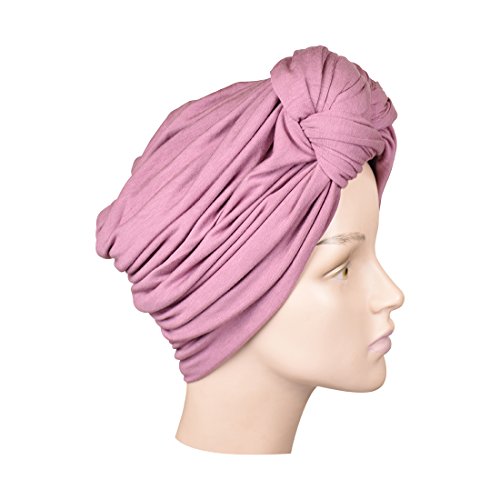 Landana Headscarves Rose Turbans for Women with Twist/Knot Front - Thumbnail 2