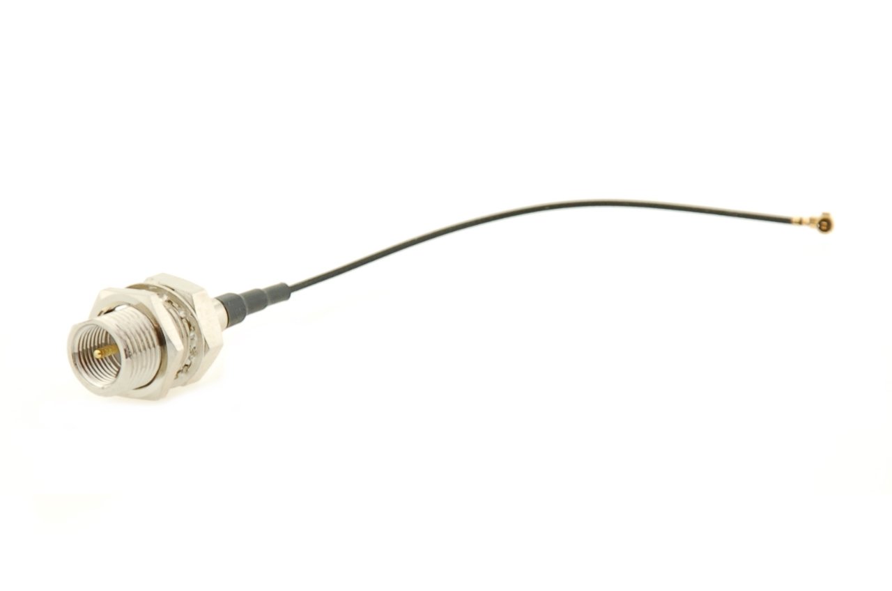 Alda PQ Antenna Connection cable with built-in socket 10cm for FME/M to GSC