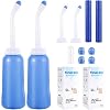 2 Packs Portable Bidet Handheld Personal Bidet Mini Travel Bidet Sprayer for Outdoor Traveling Personal Hygiene Cleaning…