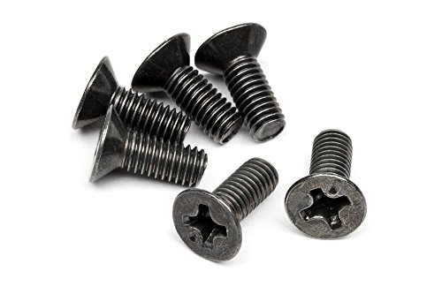 HPI Racing Z526 Counter Sunk Screw, M3 x 8mm (6)