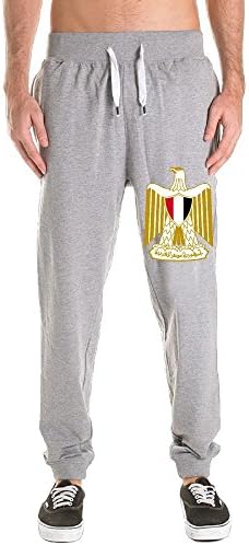 Men Coat Of Arms Of Egypt National Emblem Tapered Legs Long Jogging Jersey Pants Sweatpants Sportswear Activewear Harem Trousers Gifts With Pockets