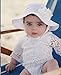 GRNSHTS Infant Baby Girl White Hollow Ruffles Sleeve Lace Romper Sunsuit Bodysuit (90cm / 12-18 Month, Pure White)