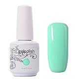 Clou Beaute Gelpolish 15ml Soak Off UV Led Gel Polish Lacquer Nail Art Manicure Varnish Color Mint Green 1594