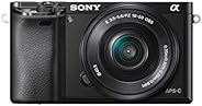 Sony Alpha a6000 Mirrorless Digital Camera 24.3MP SLR Camera with 3.0-Inch LCD (Black) w/16-50mm Power Zoom Le