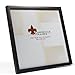 Lawrence 755510 10-Inch x 10-Inch Wooden Black Picture Frame
