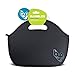 BYO by BUILT NY Rambler Neoprene Lunch Bag, Black with pink zipper and interior