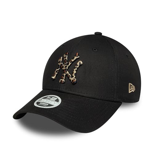 New Era New York Yankees 9Forty Leopard Infill Women Cap Schwarz - One-Size