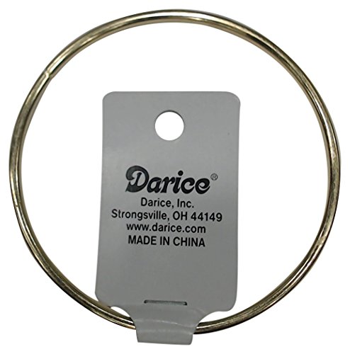 Darice 3mm Gold Metal Ring, 3-Inch