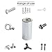Universal Socket, XY ZONE Multi-function Ratchet Socket Adapter Set, ETC 120A 1/4 inch to 3/4 inch Professional Repair Tools with Power Drill Adapter