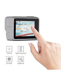 GoPro Hero 7 - Protector de pantalla para GoPro Hero 7, blanco y plateado