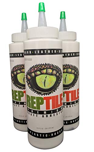 REPTILE Premium Craft Adhesive 8.5 oz Dries Clear-Order and Ship Above Freezing
