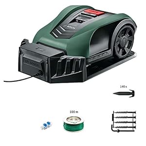 Bosch Roboter Rasenmäher Indego S+ 350 (mit App-Funktion, 19 cm Schnittbreite, für Rasenflächen bis zu 350 m² (smart…