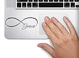 Infinity Jesus Symbol Decal Funny Laptop Skin Macbook Trackpad Keypad Sticker Window