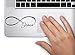 Infinity Jesus Symbol Decal Funny Laptop Skin Macbook Trackpad Keypad Sticker Window