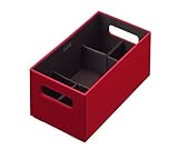 Rubbermaid Bento Storage Box with Flex Dividers, Medium, Paprika (1808649)