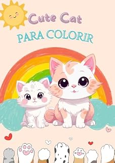 Livro CUTE CAT: PARA COLORIR