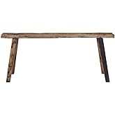 Uttermost Rustic Wood Paddock Bench