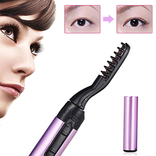 Heated Eyelash Curler, Eyelash Curler Electric, Electric Heated Eyelash Curler, Portable Electric Eyelash Curler for Curled Eyelashes Painless Curved Beauty Make Up Tool - Thumbnail 4