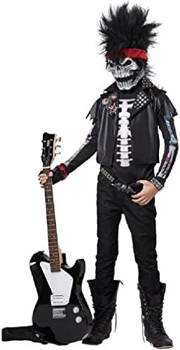 Fancy Dead Man Rockin Rock Star Heavy Metal Child Costume