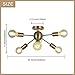 Sputnik Chandelier Lighting 6 Lights Brass Modern Ceiling Light Gold Mid Century Pendant Lighting by TUDOLIGHT