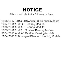 Front Wheel Bearing Assembly Pair For Audi A6