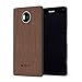 Mozo Qi Wireless Charging Back Cover for Microsoft Lumia 950XL with NFC Walnut Wood 950XLBBWWN [FT111542]
