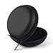 SUNGUY [2-Pack] Black Earphone Carrying Cases Headphone Headset Earbuds Pouch Storage Bags for Earphone,Earbuds,Bluetooth Headset,Wired Headset,USB Cable,Phone Chargers and More